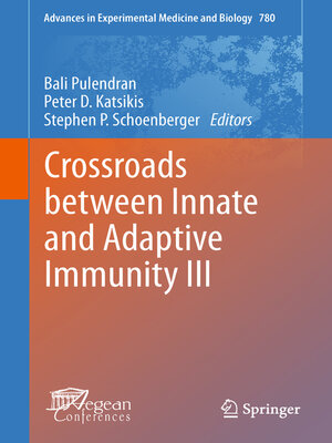 cover image of Crossroads between Innate and Adaptive Immunity III